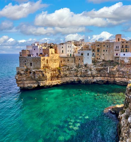 Eine Reise Wert Apulien Ausblick aufs Meer
